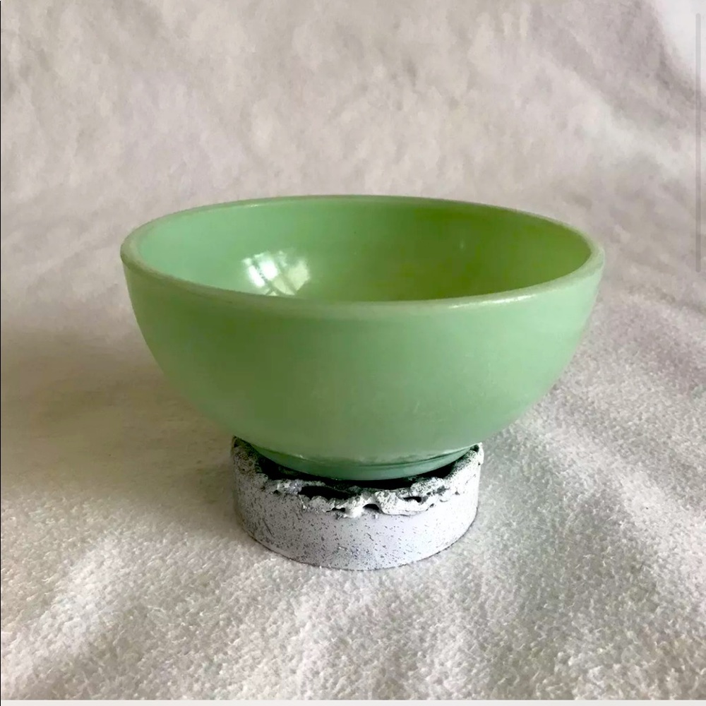 Vintage JADITE FIRE KING OVEN WARE BOWL, MID CENTURY TREASURE-LOVELY #24